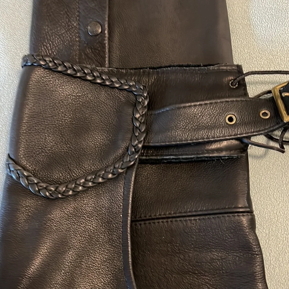 Men’s size XXL black riding chaps. - Picture 4 of 6